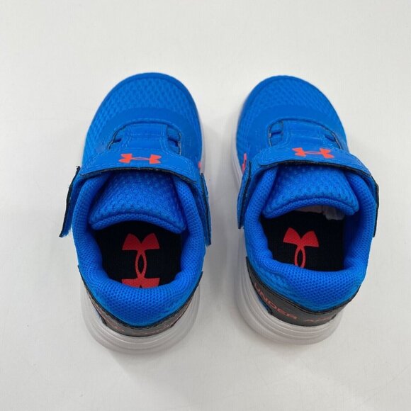 Under Armour Toddler Boy’s Surge 2 AC Sneakers Running Shoes Blue Circuit sz 5 - Picture 6 of 7